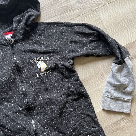 🦄  Justice Unicorn Top Bundle Tshirt Hoodie Sweatshirt Size Large 14 - Picture 2 of 7